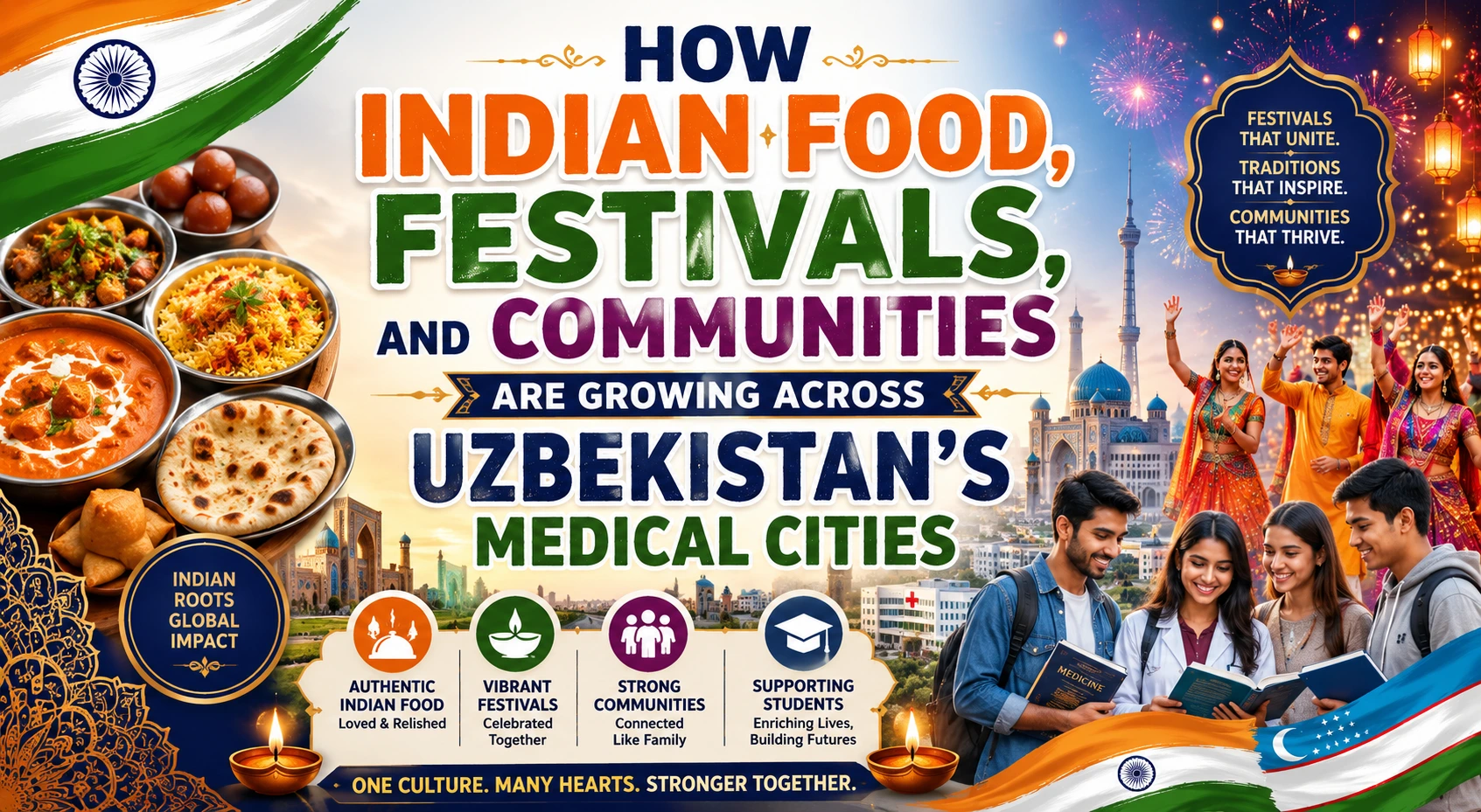How Indian Food, Festivals, and Communities Are Growing Across Uzbekistans Medical Cities